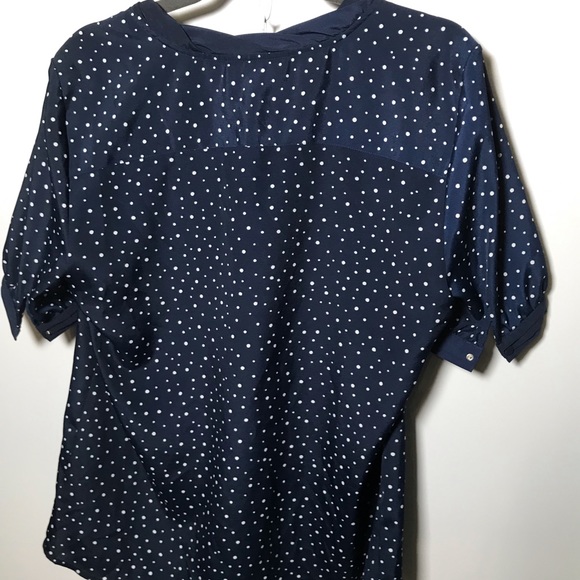 🦄Jason Wu for Target navy polka dot blouse XL - Picture 5 of 5